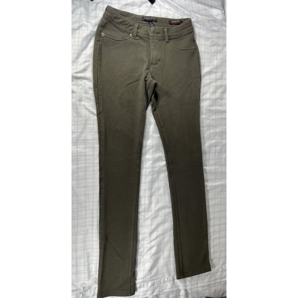 Dinamit Jeans Skinny Fit Pants – Olive Green – Size Large